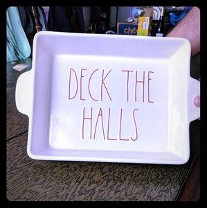 Rae dunn DECK THE HALLS baking dish